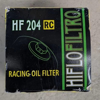 Hiflo HF204RC Racing Oil Filter Motorcycle Honda/Kaw/MV Agusta/Suz/Triumph/Yam - Image 1 of 3