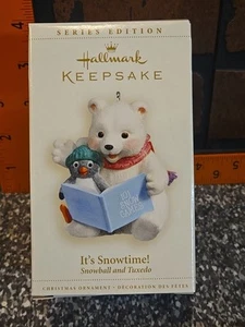Hallmark Keepsake It's Snowtime Series 6 Snowball Tuxedo Christmas Ornament 2006 - Picture 1 of 9