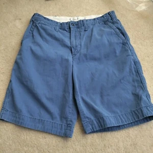 Polo Ralph Lauren 32 Mens Relaxed Fit Chino Shorts Blue Flat Front 10" Inseam - Picture 1 of 5