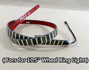 Parts : ONLY 1PC 1.4Meters QUAD ROW Pure WHITE Strips Light ( For 17.5" Wheel ) - Picture 1 of 1