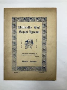 Chillicothe, Ohio Chillicothe High School Lyceum Class of 1924 - Picture 1 of 13
