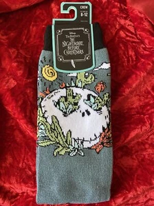 Nightmare Before Christmas 3 Pack Crew Socks Shoe Size 8-12 Bioworld - Picture 1 of 3