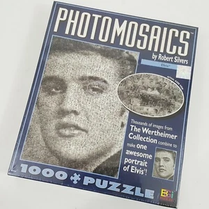 Elvis Presley Jigsaw Puzzle Wertheimer Photo Collection Photomosaics 1000+ Pc - Picture 1 of 11