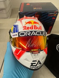 Oracle Red Bull Racing Max Verstappen 2023 Season 1:2 Scale Helmet SIGNED NO COA - Picture 1 of 16