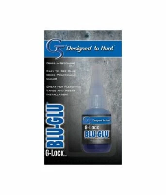 @NEW@ G5 BLU-GLU G-Lock Arrow Fletching and Insert Glue/Adhesive! Instant Insert - Image 1 of 2