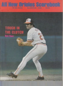 Baltimore Orioles Magazine-Scorebook 1980-----10 - Imagen 1 de 1
