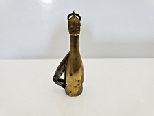 Antique French Brass Small Cigar Cutter Champagne Bottle Working Vintage 3714/6