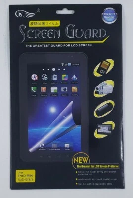 Ultra Clear Screen Protector Anti Glare Guard Film Reusable Apple iPad Mini  - Image 1 of 3