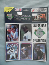 1992 High 5 Reusable Decal Boggs Ripkin Jr. Thomas Fielder Franco Mint & Sealed