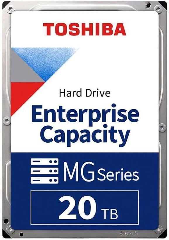 Toshiba MG10 20TB SATA 6Gb/s 7200RPM 512e 3.5" Enterprise HDD - Image 1 of 2