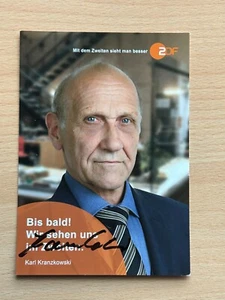 Karl Kranzkowski SOKO Stuttgart Autogrammkarte original signiert #8396 - Picture 1 of 1