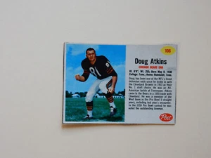 1962 Post Football Trading Card # 106 - Doug Atkins - Chicago Bears - End - Picture 1 of 2