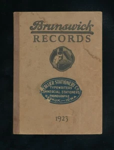 78tk-Papierkatalog-BRUNSWICK Records-1923 - Bild 1 von 1