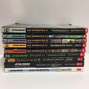 Lot of 9x Disney Lucasarts Star Wars Vintage Paperback Science Fiction Book - Foto 1 di 6