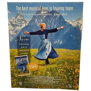 Sound of Music VHS Release Vintage Print Ad 90s THX Home Video - Picture 1 of 5