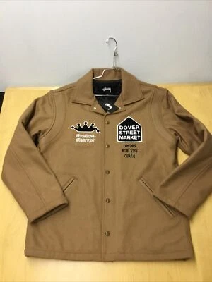 Chaqueta exclusiva Stussy Premium, Dover St. Chaqueta Universitaria, XLarge Foto 1 de 3
