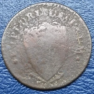 1787 New Jersey Colonial Copper Token RARE Circulated Details #71127 - Picture 1 of 2