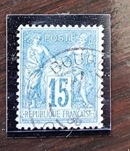 FRANCE Yvert n° 90 type Sage. type II (N sous U) oblitéré 1er choix (1878) - Imagen 1 de 1