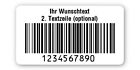 Barcode Etiketten 45 x 25 mm Thermo Etiketten Top - 1.050 Stck - Kern: 40 mm