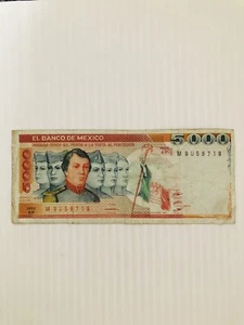 Mexico 5000 Pesos 1983 Series EF - Picture 1 of 2