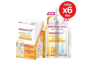 Snail White Double 2X Boosting Anti-Aging Serum Gesicht 6 Beutel/Box 4 + 4 ml  - Bild 1 von 5