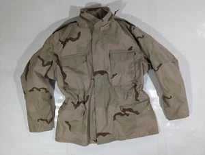 US Military Army Men's Heavy Jacket Field Coat Large Desert Camouflage Parka - Picture 1 of 14