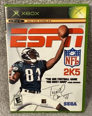 ESPN NFL 2K5 (Xbox, 2004)**TESTED** w/Case and Artwork - Image 1 of 4