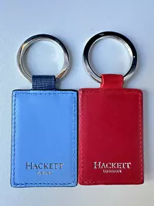Hackett Mayfair London Llavero Llavero Cuero 2 Piezas *Ex Ex Ex exhibición* - Imagen 1 de 11