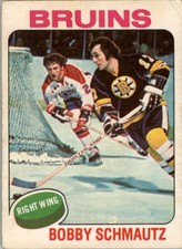 1975-76 O-PEE-CHEE HOCKEY #251 BOBBY SCHMAUTZ BOSTON BRUINS