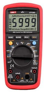 Multimeter Digital True RMS Auto Range Temperatur Durchgang Kapazität 10A 600V - Bild 1 von 7
