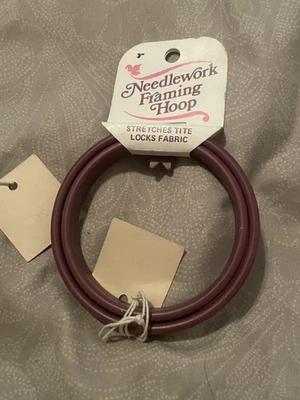 12 Vtg New Berlin Plastic Needlework Cross Stitch Framing Hoops Embroidery 3” - Image 1 of 4