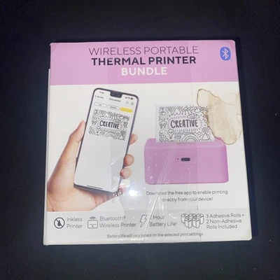 Core Innovations Compact Wireless Portable Thermal Printer Bundle - Image 1 of 4