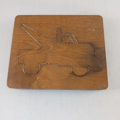 Camión de remolque transporte Ellison equipo educativo troqueles de madera Accucut 6"x5"  Foto 1 de 3