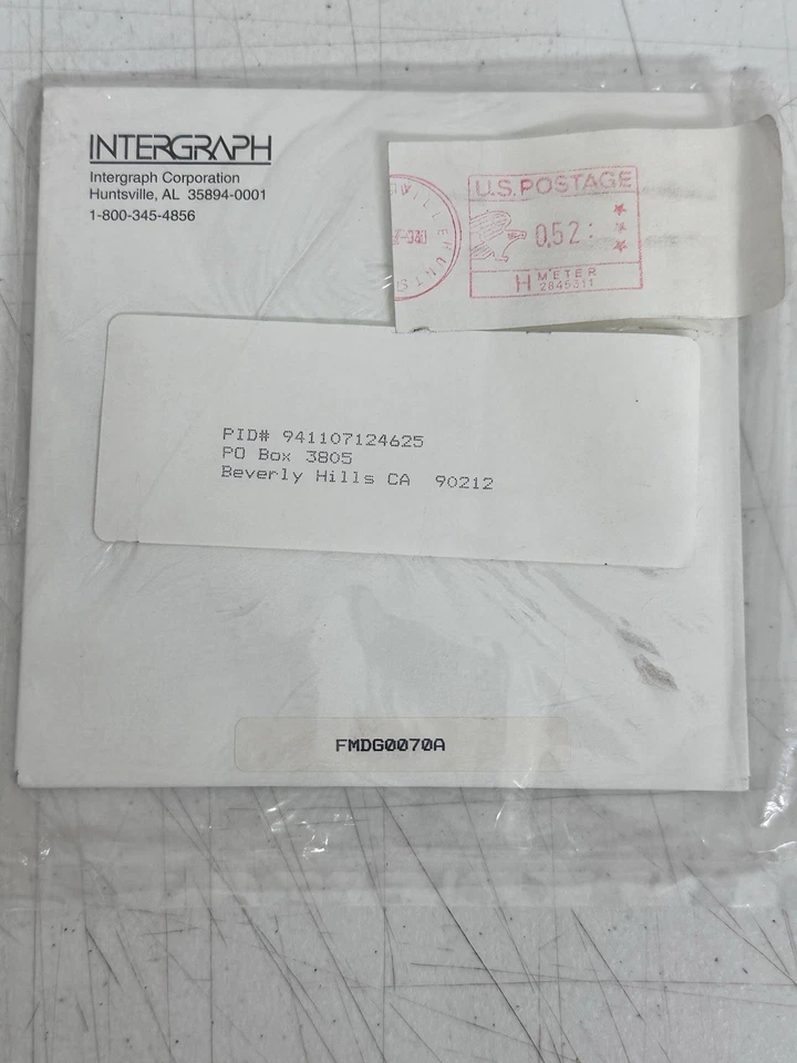 Raro Disquete Misterioso Intergráfico SELLADO De Colección Años 90 Desconocido Software Mailer Foto 1 de 3