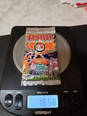 1996 Japanese Base Set Booster Pack Long Crimp Holo Possible! - Image 1 of 3