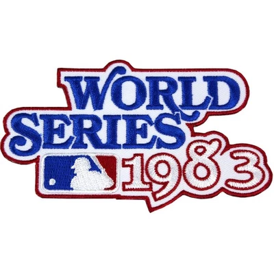 1983 World Series Logo Jersey Sleeve Patch Baltimore Orioles Phillies MLB - Image 1 of 2