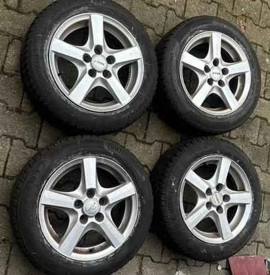 VW Polo Skoda Fabia Seat Ibiza Winterreifen 185/60R15 Alufelgen KBA45715 6,5x15 - Bild 1 von 4