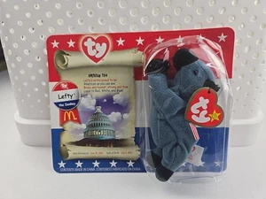 Ty Lefty The Donkey McDonald's 4 juillet 1996 rare retraité neuf - Photo 1/6