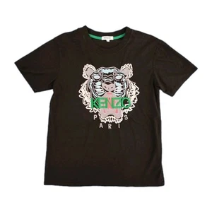 Kenzo Classic Embroidered Tiger Black T Shirt Size M - Picture 1 of 6