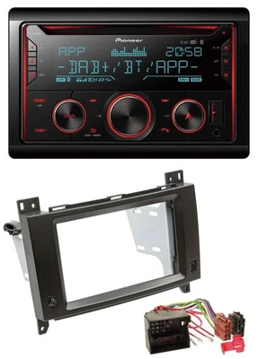 Pioneer 2DIN DAB MP3 Bluetooth USB CD Autoradio für Mercedes B- A-Klasse 04-12 s - Bild 1 von 4