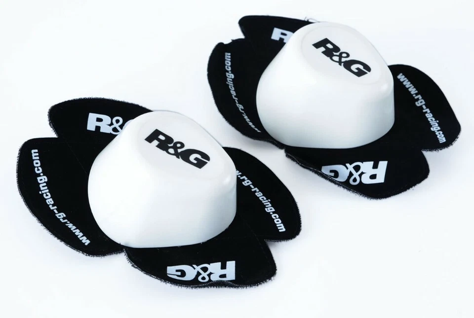 R&G Aero Épaisses Paire De Genouillères De Moto Pour La Course Sur Route - Photo 1/1