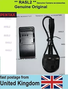 Genuine Pentax D-BC8 charger for D-LI8 D-Li85 Optio S5z S6 S7 SV SVi T10 - Picture 1 of 5