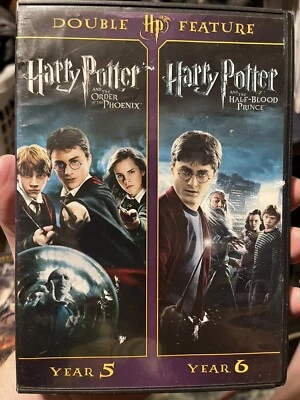 Harry Potter Double Feature Years 5 & 6 - DVD - VERY GOOD - Image 1 of 2