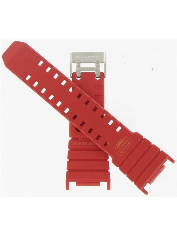 Casio 30mm Man's Red Resin Watch Band 10280341