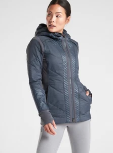 NEW ATHLETA Rock Ridge Primaloft Jacket SIZE XXS ASTRONOMY GREY Hiking CYA NEW - Picture 1 of 7