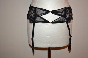 INTIMISSIMI REGGICALZE IN TULLE E PIZZO NUOVO, NERO, TAGLIA UNICA - Foto 1 di 10