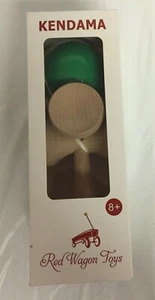 Juguete Kendama 5 tazas de Red Wagon verde bosque nuevo en caja - Imagen 1 de 9