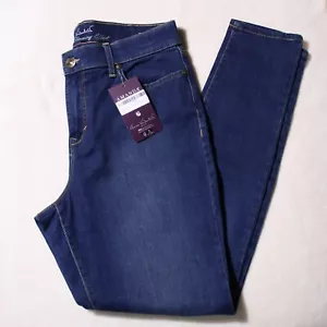Gloria Vanderbilt Damen Amanda Skinny Jeans Stretch dunkle Waschung Größe 10 - Bild 1 von 7