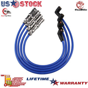 Cable Ignition Spark Plug Wire Set 27588 for VW Beetle Bora Golf GTI Jetta 2.0L