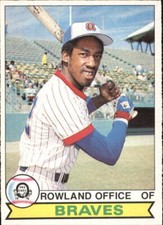 1979 O-Pee-Chee Atlanta Braves Baseball Card #62 Rowland Office
